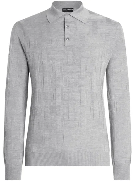 Polo Dolce & Gabbana tricotate gri
