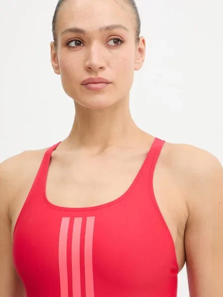 Jednodílné plavky adidas Performance červené
