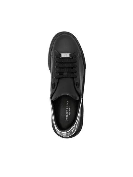Sneakersy Philipp Plein skórzane czarne