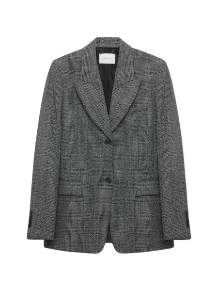 Sacou Dorothee Schumacher în carouri gri