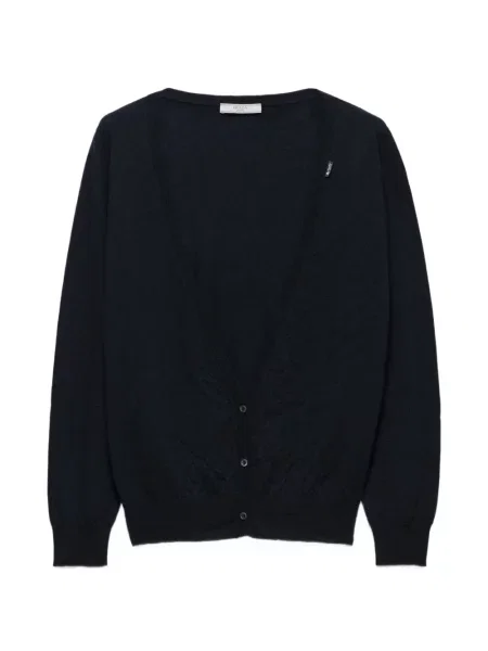 Cardigan Prada din cașmir negru