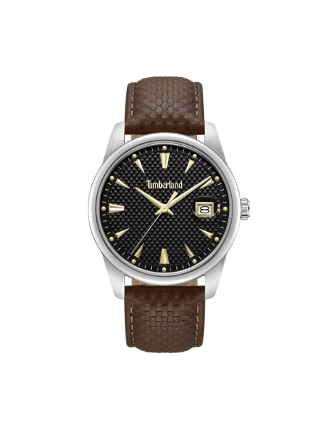 TIMBERLAND Analogové hodinky Date watch Jahscepi' hnědá