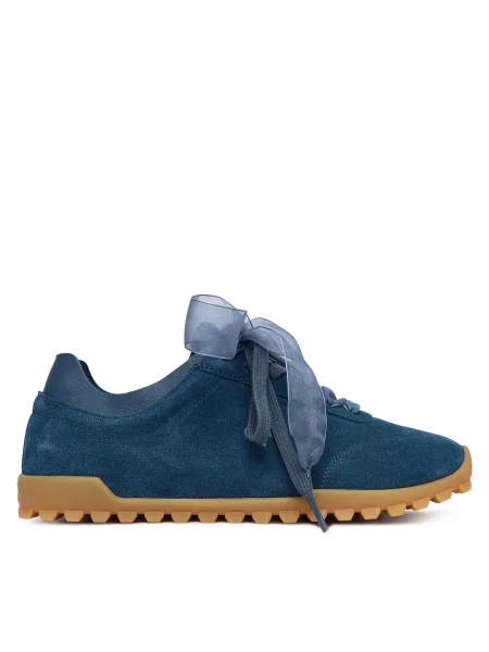 Tenisice Calvin Klein Low Profile Run Mg Sue Db Laces Tamnoplava