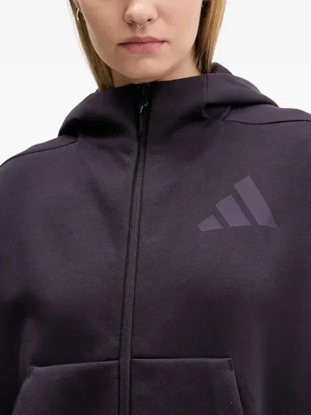 Pantaloni Adidas cu dungi cu broderie negru