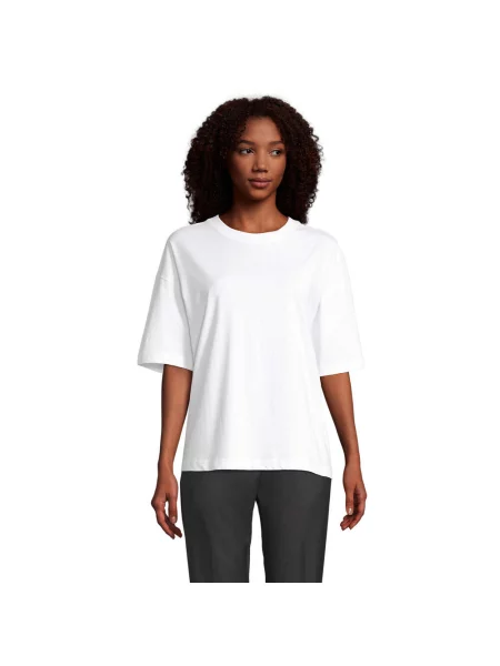 Koszulka Boxy Oversized T-shirt biała
