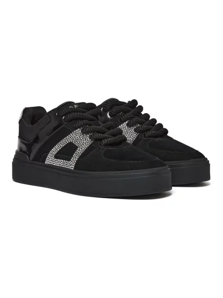 Sneakersy Mallet London skórzane czarne