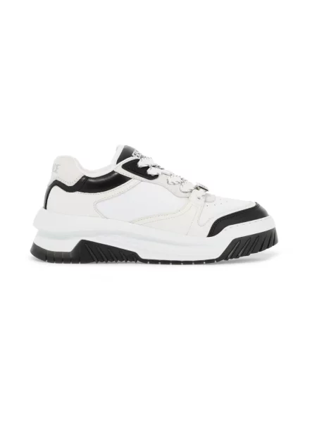 Sneakersy Versace Odissea skórzane białe