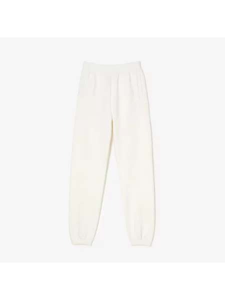Lacoste Spodnie Dresowe Cotton Jogger białe