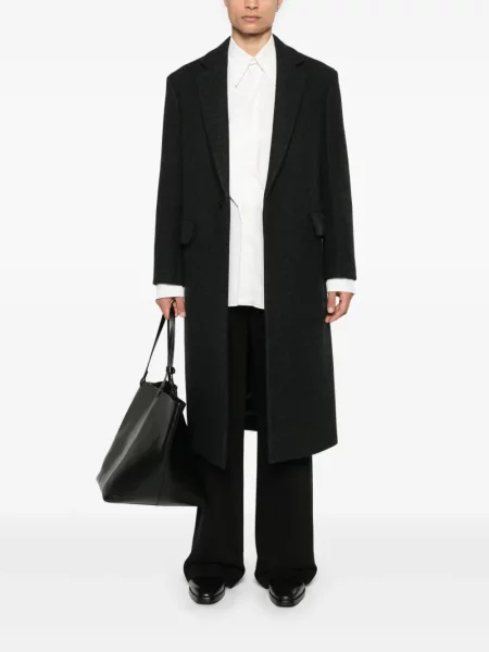 Płaszcz Jil Sander wełniany szary