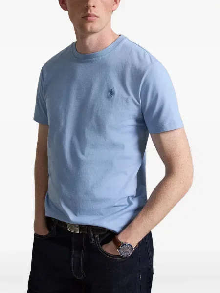 Scurt șapcă Polo Ralph Lauren cu broderie din jerseu maro