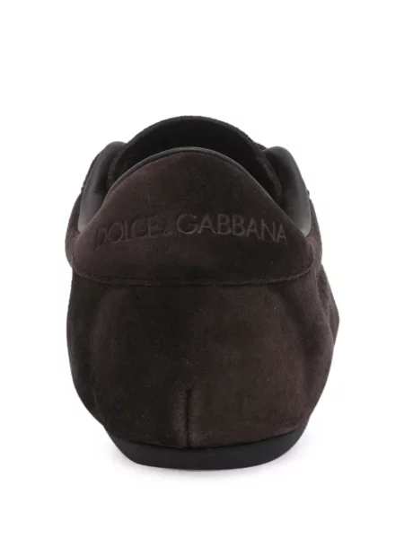 Szarvasbőr sneaker Dolce & Gabbana autogrammal barna