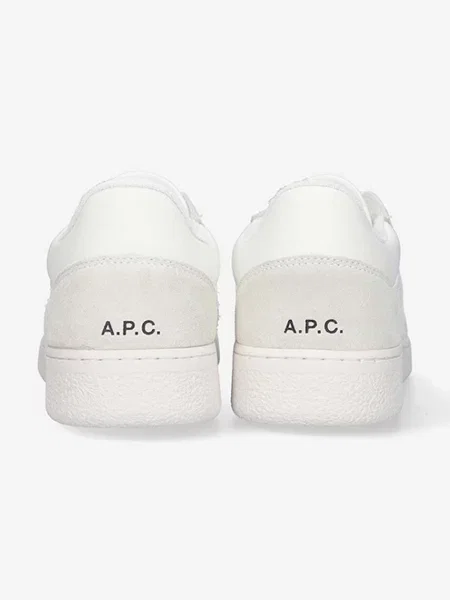 A.P.C. bőr sportcipő Plain fehér