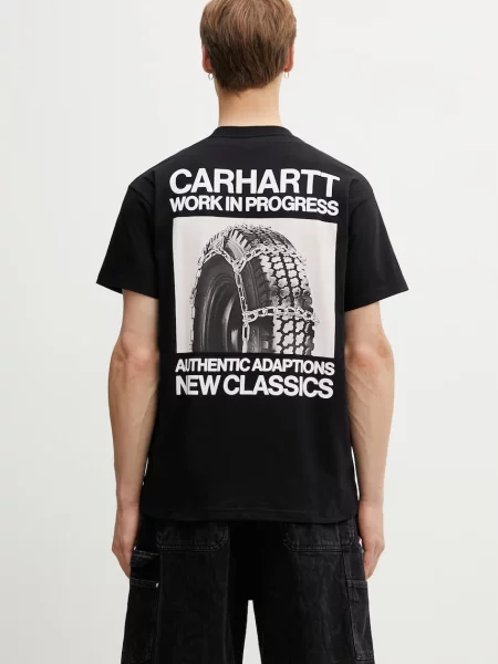 Carhartt WIP S/S Sean Hamilton 03 T-Shirt tricou din pentru bărbați negru