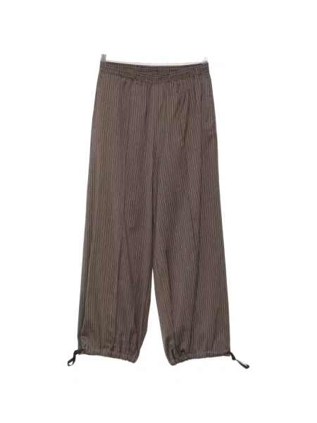 Pantaloni Alysi cu imagine cu cordon maro
