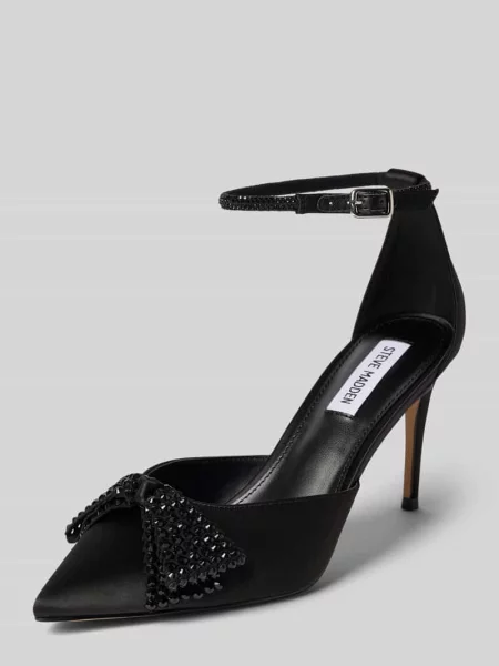 Czółenka Steve Madden z kamieniami do tańca czarna