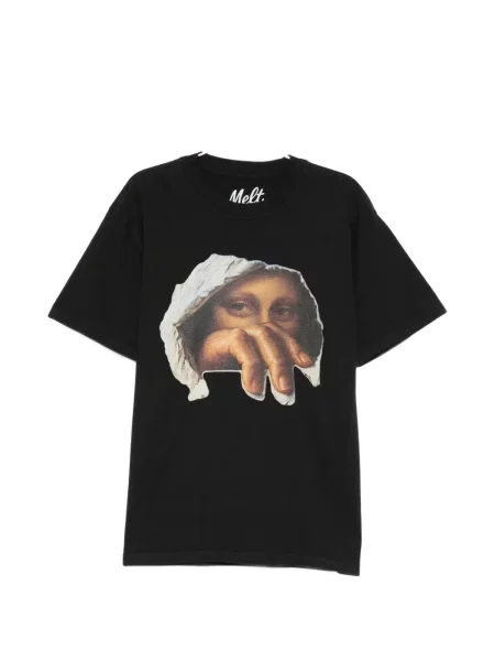 Tricou Melt cu imagine negru