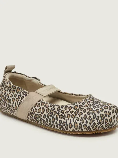 INUIKII Balerini MOLLY PATCHWORK | piele întoarsă bej