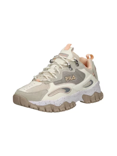 Sneakersy Fila Ray tracer skórzane beżowe