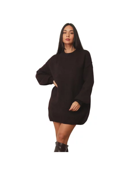 Haljina La Modeuse smeđa