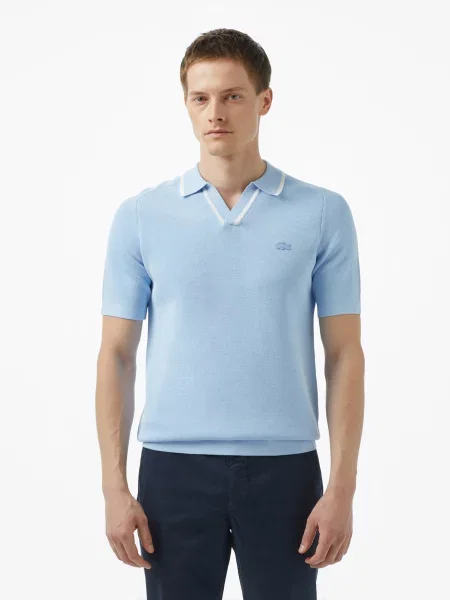 Поло Lacoste блакитний
