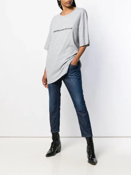 Tricou Dsquared2 gri