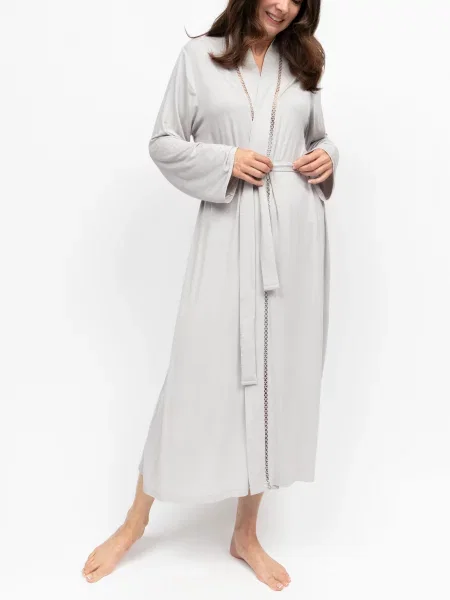 Халат NORA ROSE Willow модал сірий