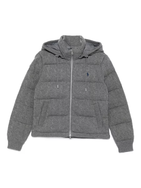 Яке Polo Ralph Lauren с качулка сиво