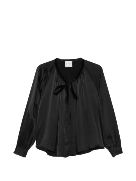 Cămașă Forte_forte din satin negru