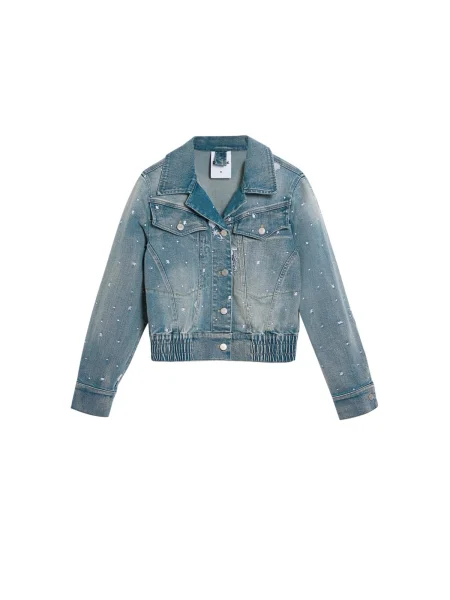 Desigual Geacă de primăvară-toamnă albastru