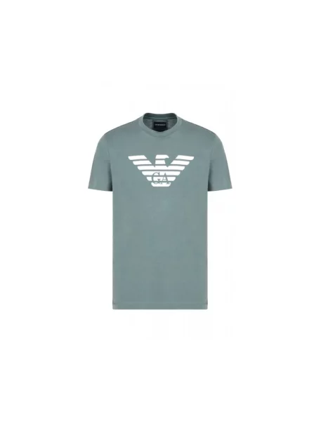 Koszulka Emporio Armani niebieska