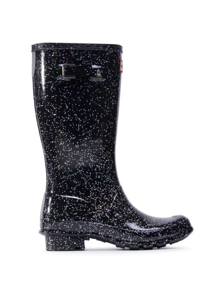 Hunter Cizme de cauciuc Org Kids Giant Glitter Boots negru