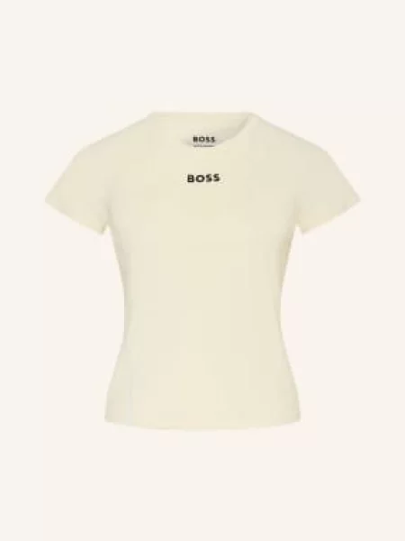 Boss Tričko Elogofit béžová