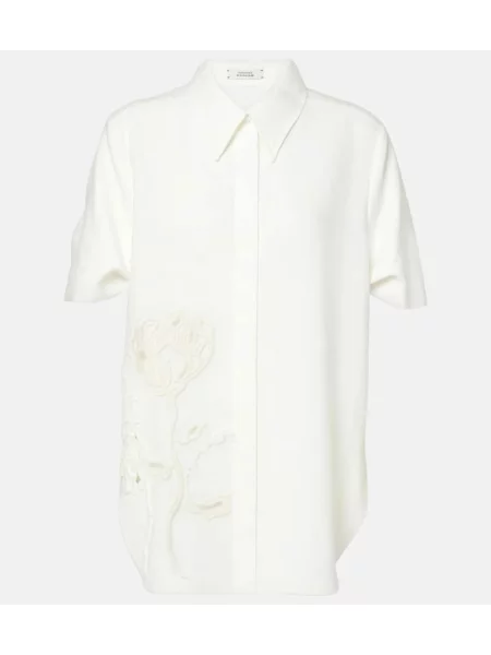 Cămașă Dorothee Schumacher cu broderie de in alb