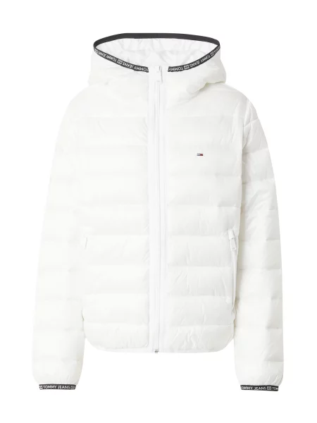 Tommy Jeans Geacă de iarnă Tape alb