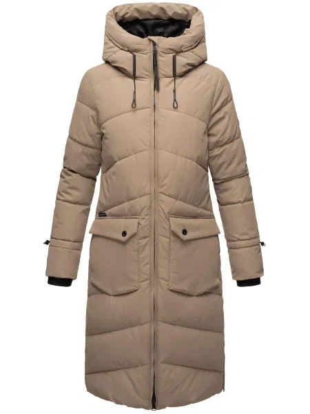 MARIKOO Palton de iarnă bej