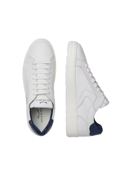 Sneakersy Voile Blanche skórzane białe