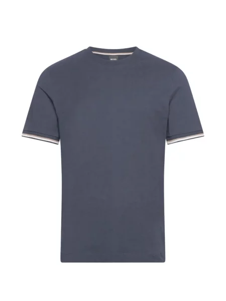 Tricou Boss cu dungi albastru