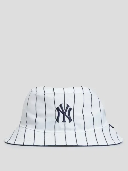 Смугастий капелюх 47 Brand білий