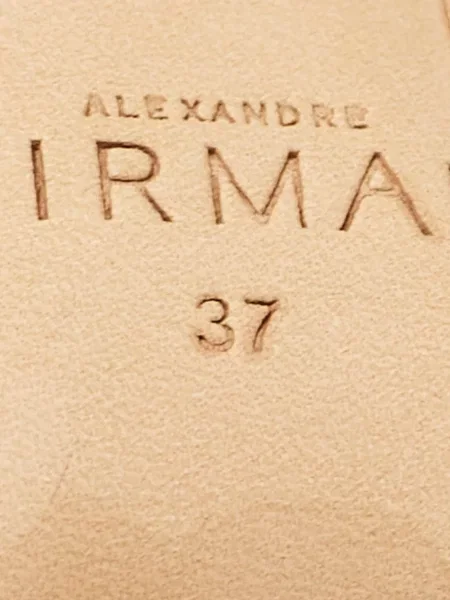 Sandale Alexandre Birman de catifea roșu