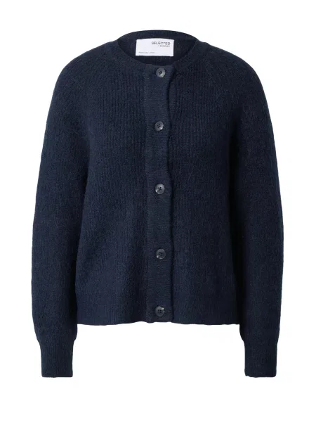 SELECTED FEMME Geacă tricotată Lulu bleumarin