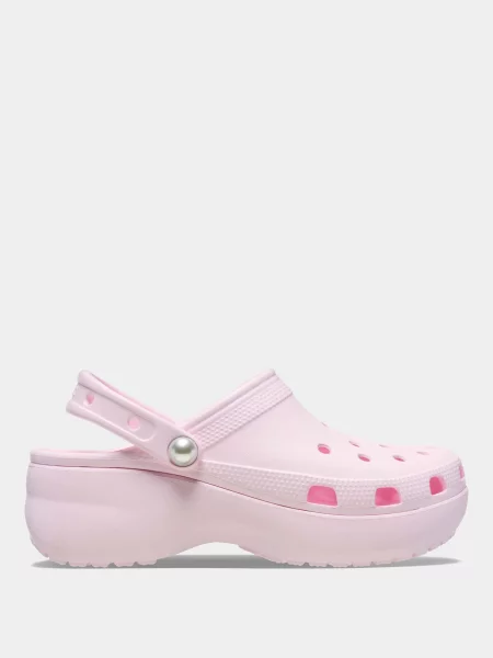 Сабо Crocs розовые