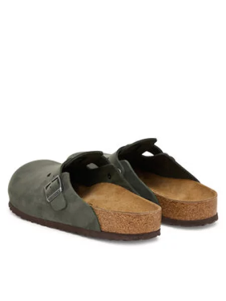 Birkenstock Natikači Boston Temno zelena