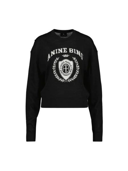 Sweter Anine Bing wełniany czarny