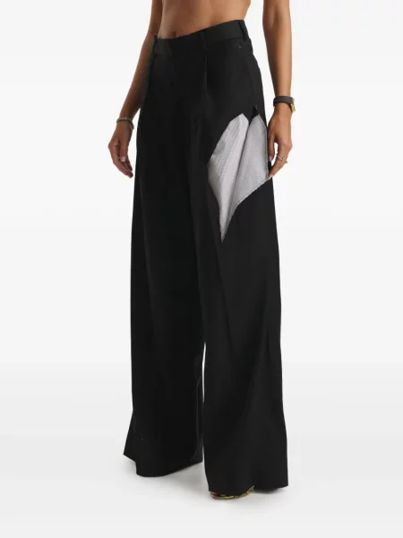 Pantaloni Cuanna cu dungi negru