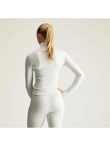 Kurtka z nadrukiem adidas by Stella McCartney Training Midlayer biała