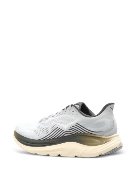 Sneakers Hoka με κορδόνια με δαντέλα γκρι