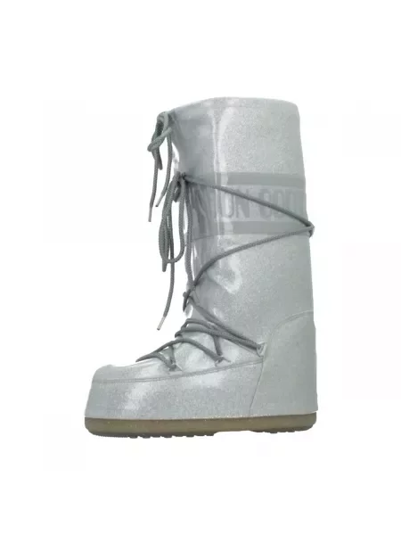 Čizme za snijeg Moon Boot Icon Glitter Srebrna