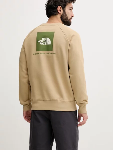 The North Face hanorac pentru bărbați cu amestec de Raglan bej