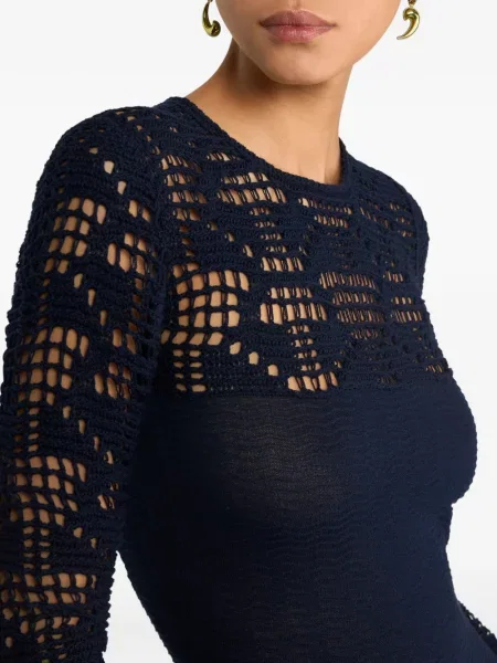 Rochie maxi Etro de costum albastru
