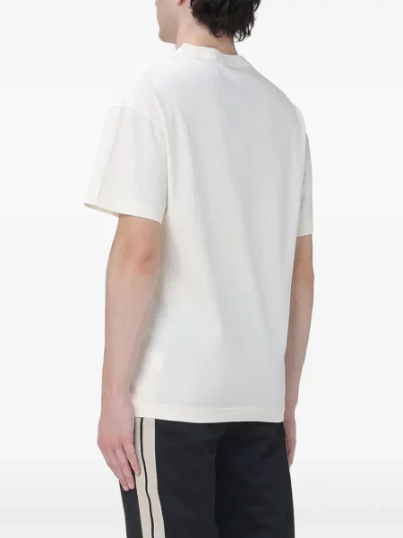 Tricou Palm Angels cu imagine alb